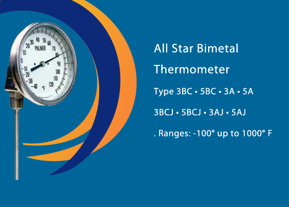 All Angle Bimetal Thermometer