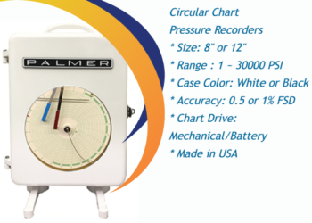  Palmer Circular Chart Recorder - Pressure