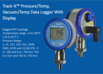  Digital Pressure Recorder – Track-It™ Pressure-Temperature Data Logger With Display