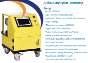 Intelligent Tensioning Pump